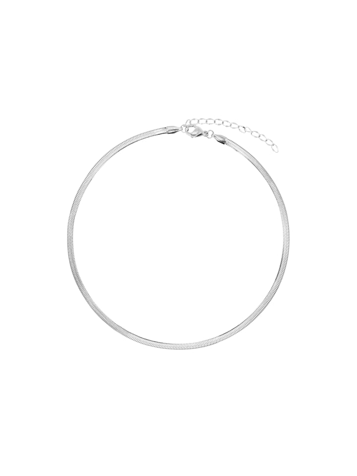 

Steel_Art Мужское колье Dean, черное, полированное серебро