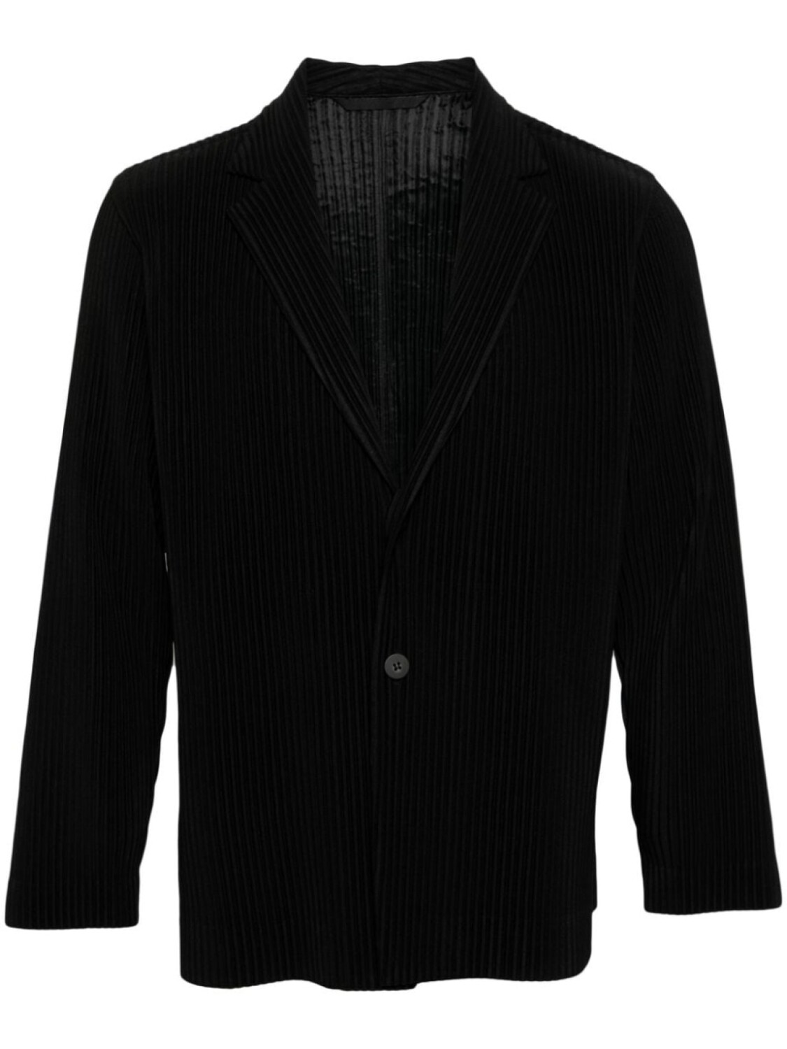 

Homme Plissé Issey Miyake однобортный пиджак с плиссировкой, черный
