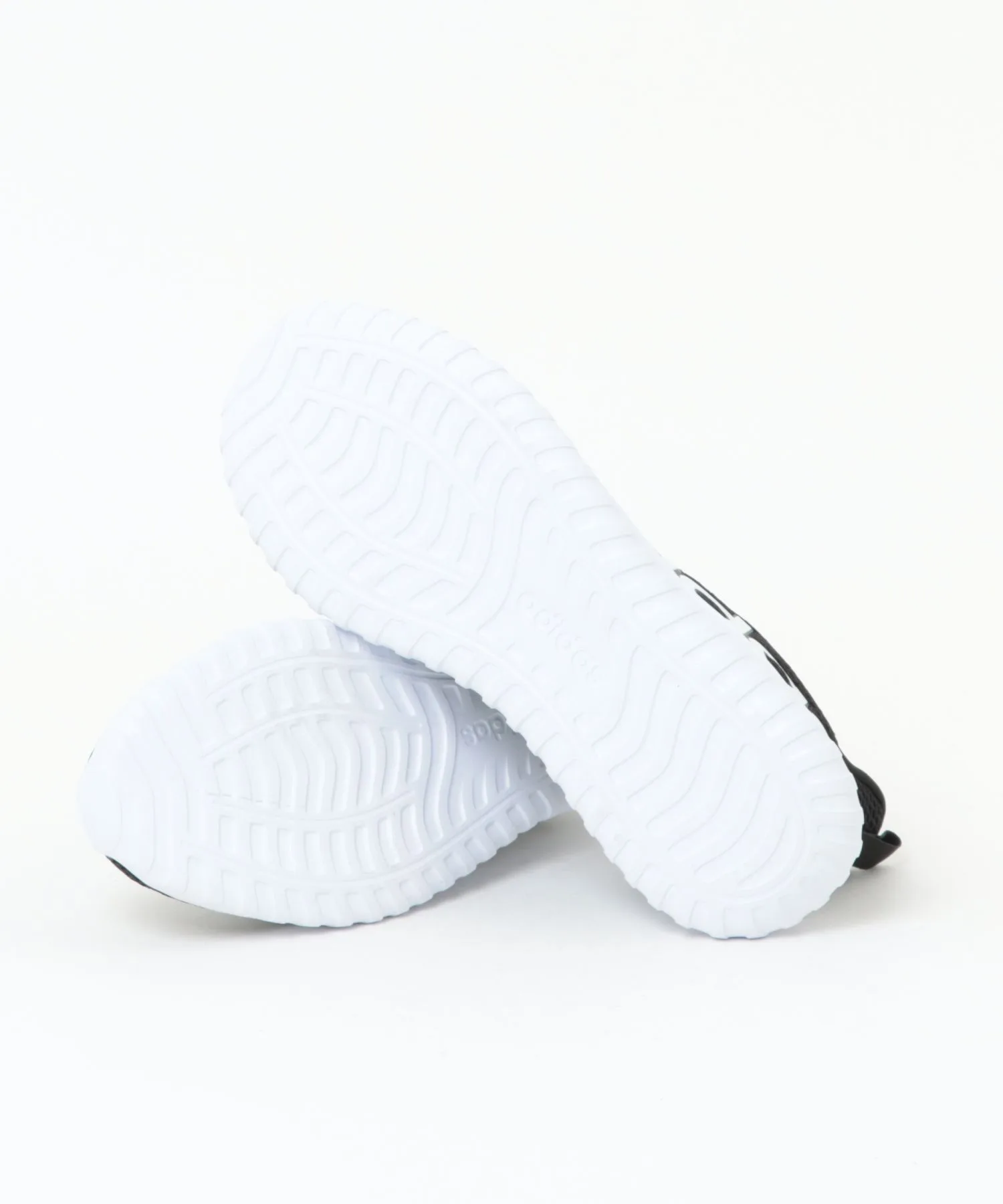 Мужские кроссовки из сетки и кожи adidas KAPTIR BASE M черно-белые — фото 3