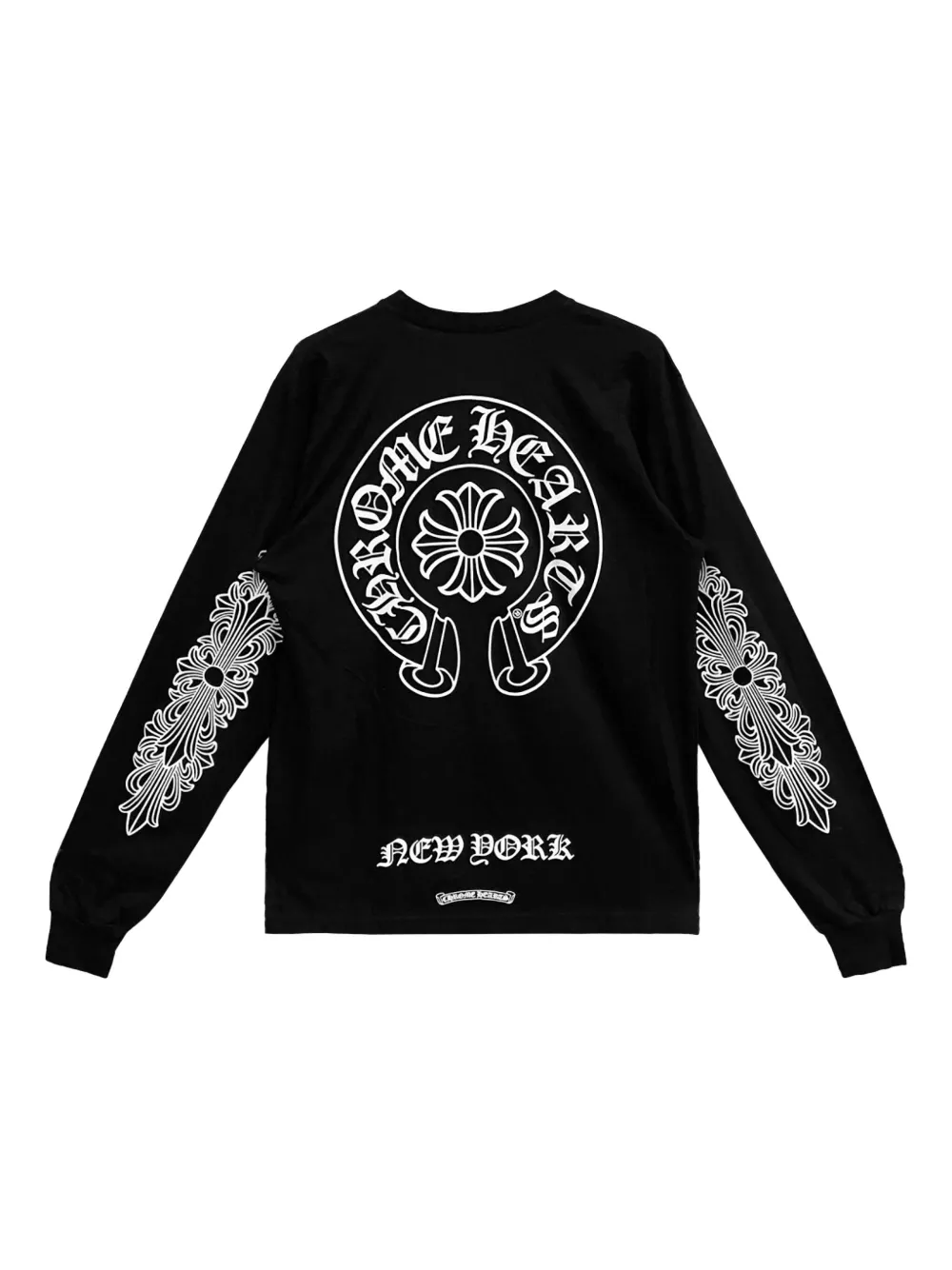 Футболка New York с длинными рукавами Chrome Hearts, черный — фото 2