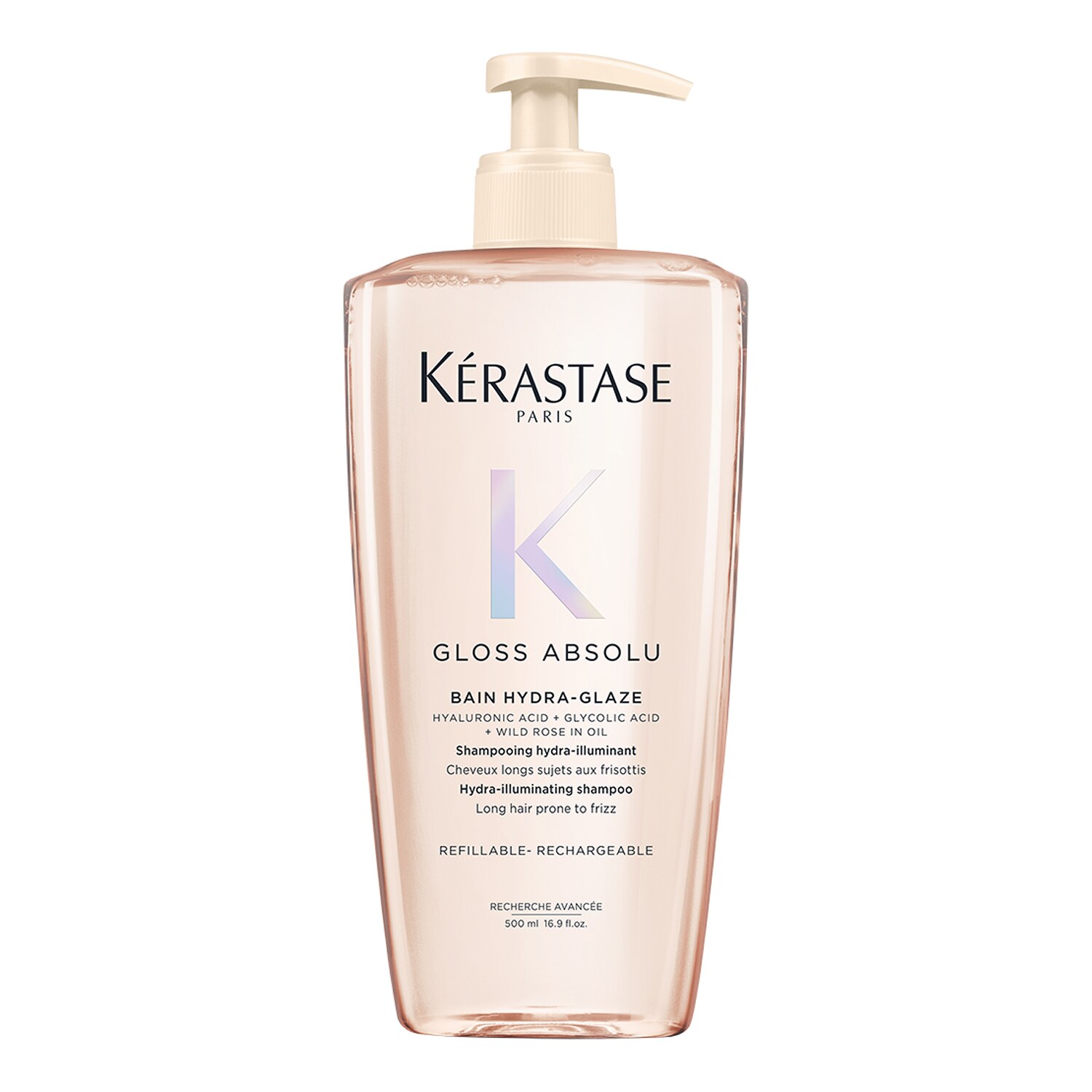 

Шампунь Gloss Absolu Bain Hydra-Glaze - для длинных, вьющихся волос Kérastase, 500ml