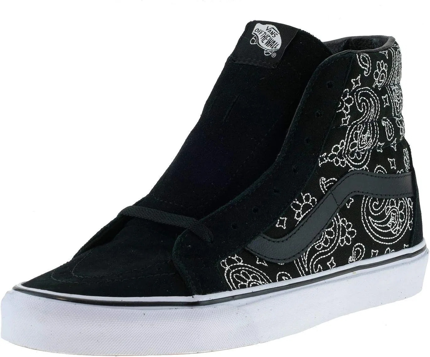 Кроссовки Vans SK8-HI SLIM унисекс для взрослых, Bandana Black White