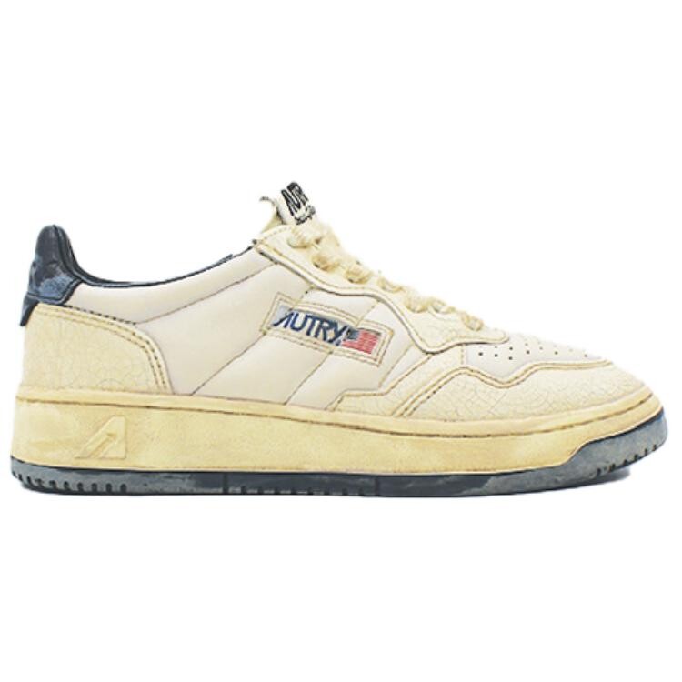 Кроссовки AUTRY Skateboarding Low-top, бежевый/темно-синий — фото 2