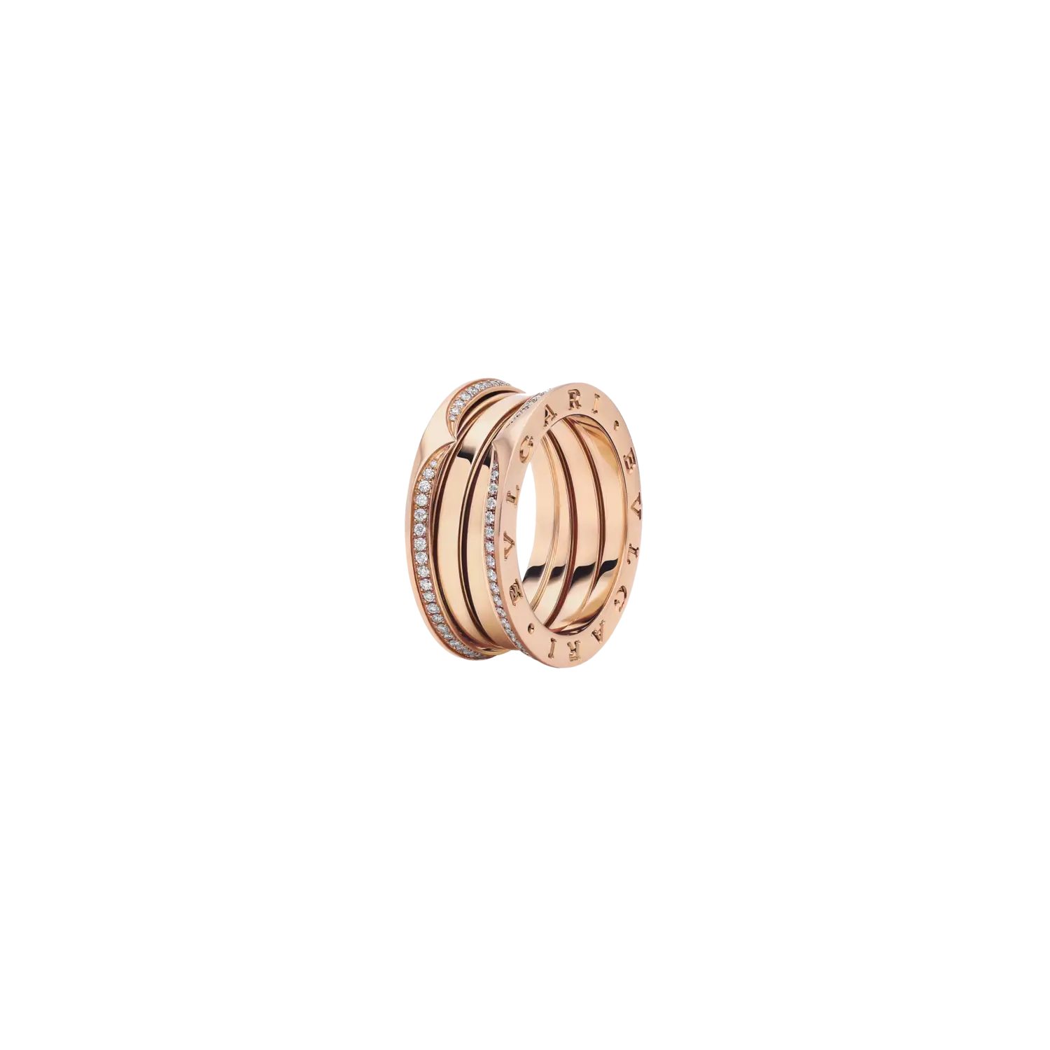 

Кольцо Bulgari B.zero1 из розового золота с бриллиантами