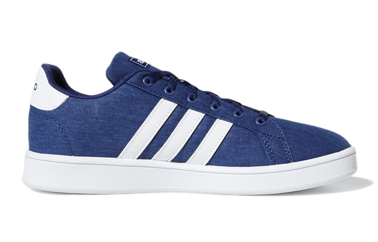 GRAND COURT Kids Скейтбординг Кроссовки Детские низкие темно-синие/ярко-белые Adidas Neo — фото 2