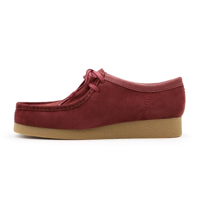 Мужские повседневные ботинки Wallabee Evo красного цвета от Clarks — фото 2