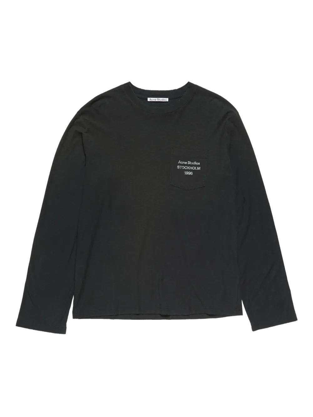 

Лонгслив с карманом Acne Studios, черный