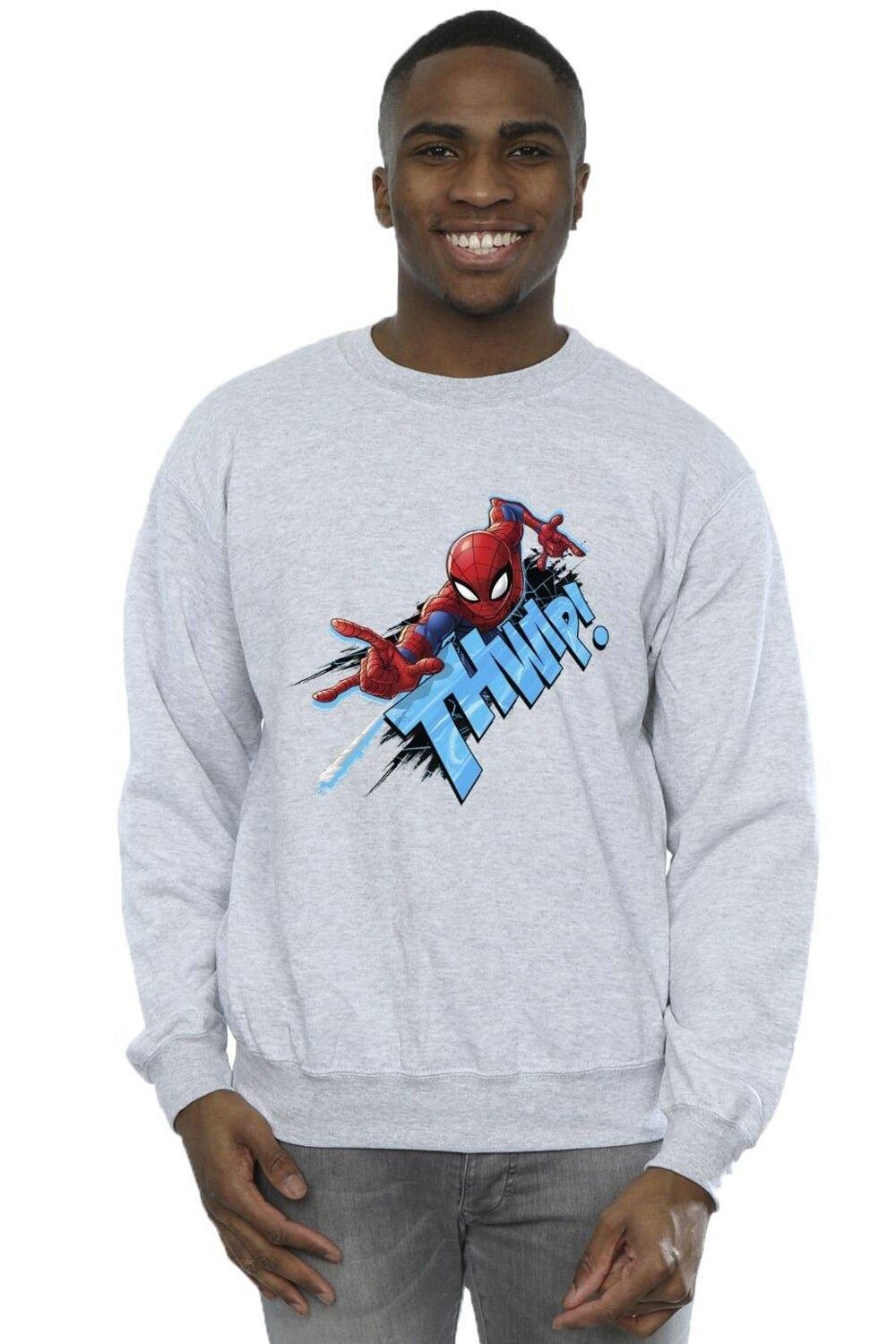 

Толстовка с изображением Человека-паука Marvel, серый