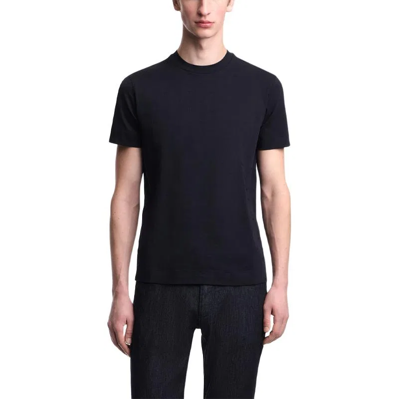 Футболка из стрейч-джерси EMPORIO ARMANI, Blue — фото 3