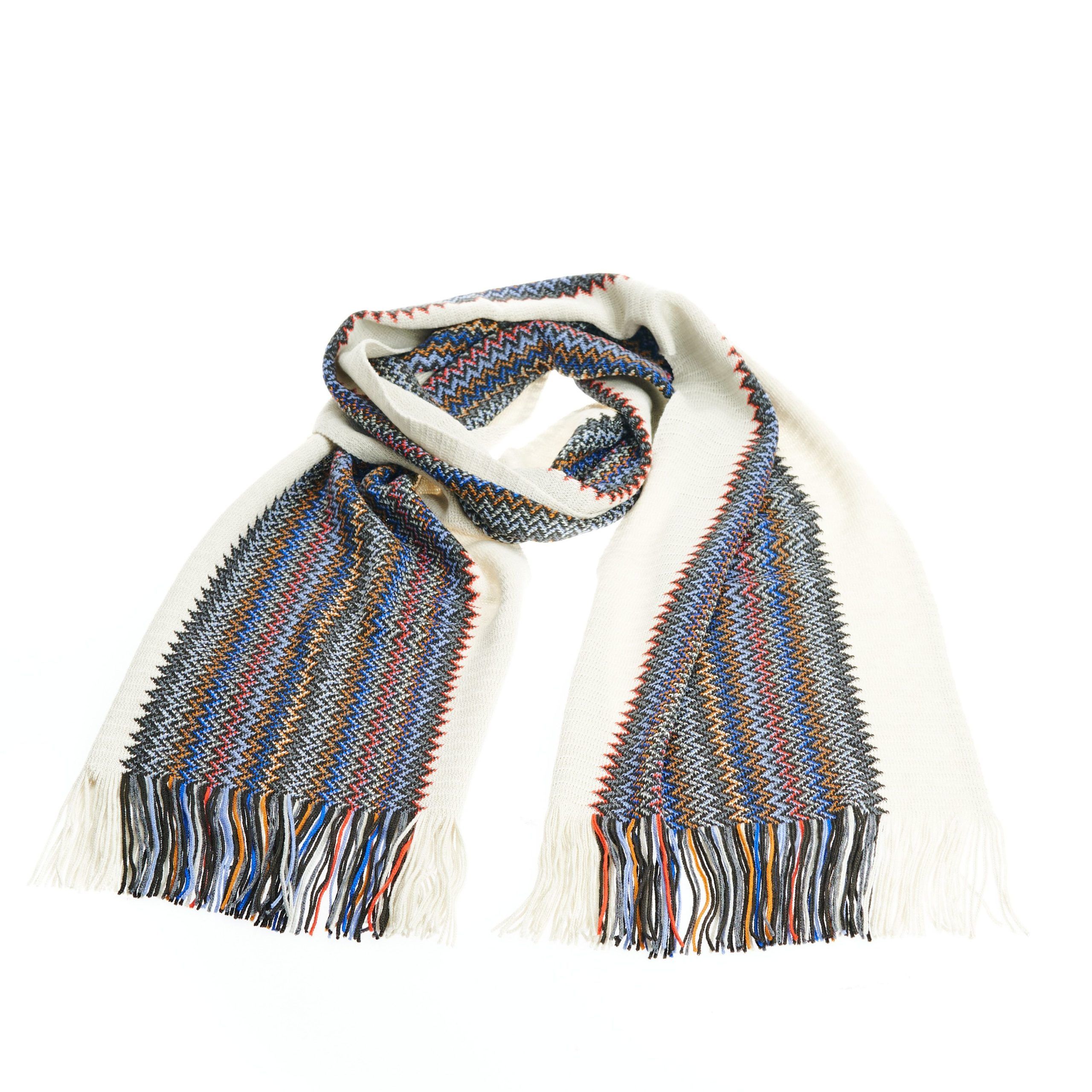 

Многоцветный шерстяной мужской шарф Missoni