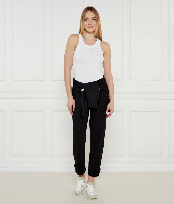 Футболки Slim fit Calvin Klein, белый — фото 2