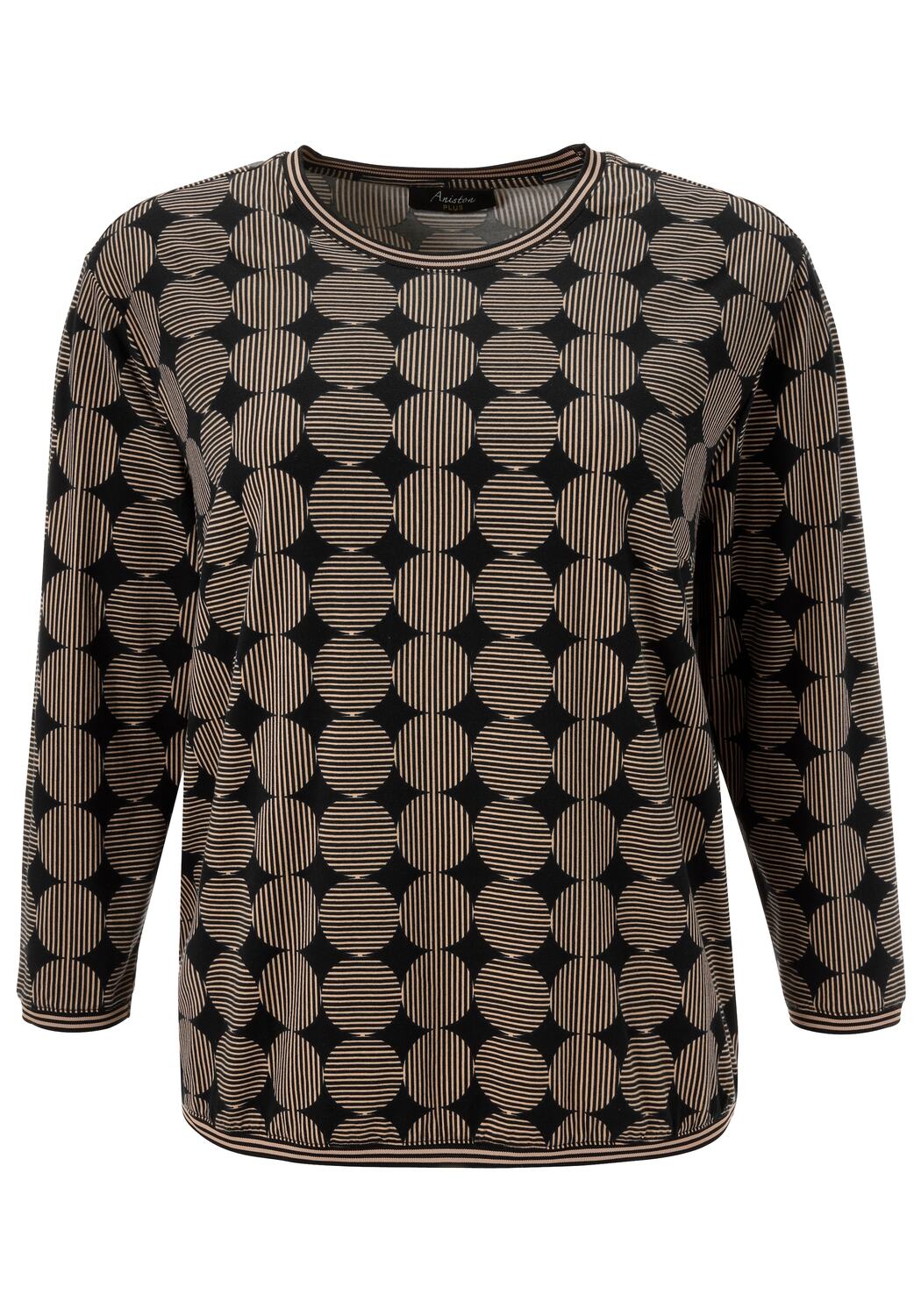 

Aniston Лонгслив цвете Kitt, черная