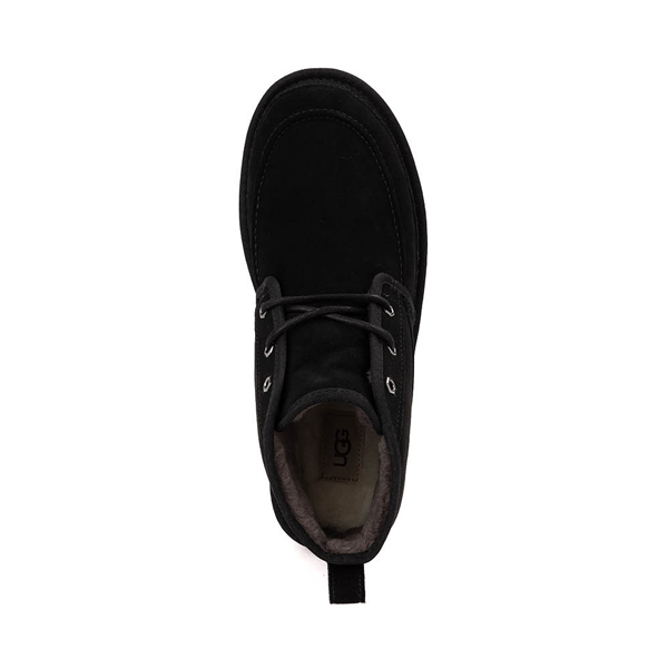 Мужские ботинки UGG Neumel Moc из мягкой замши с подкладкой из овчины, черный — фото 2