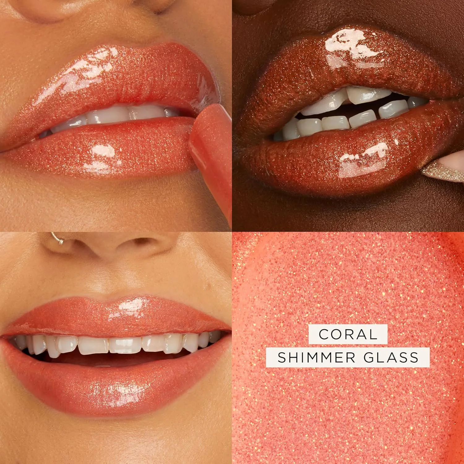 Tarte Maracuja Juicy Shimmer Glass Lip Plump - увлажняющий и объемный блеск для губ с гиалуроновой кислотой и витамином E, веганский и cruelty-free, coral — фото 2