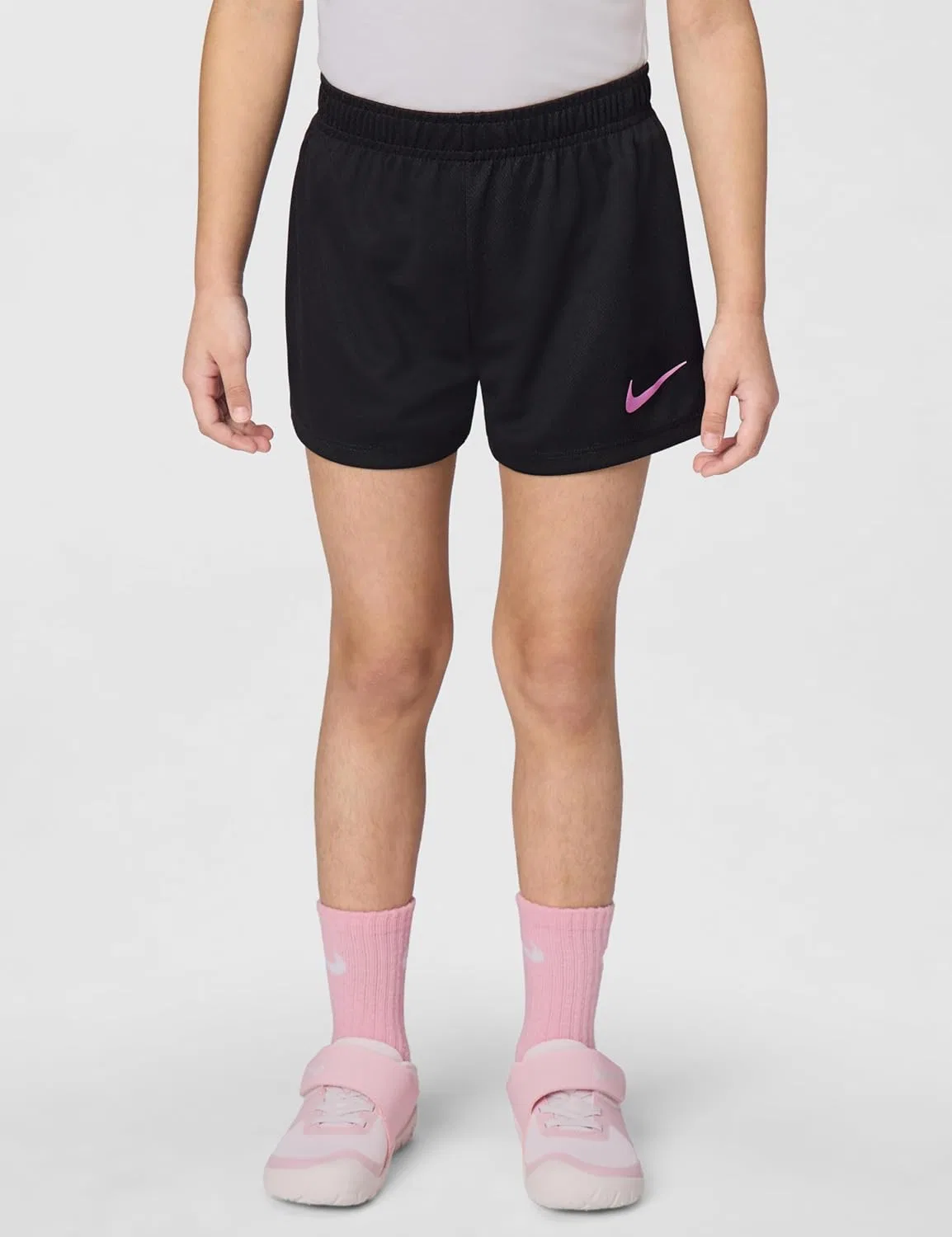 Детский спортивный комплект футболка и шорты Nike, 2 предмета, White/Black — фото 3