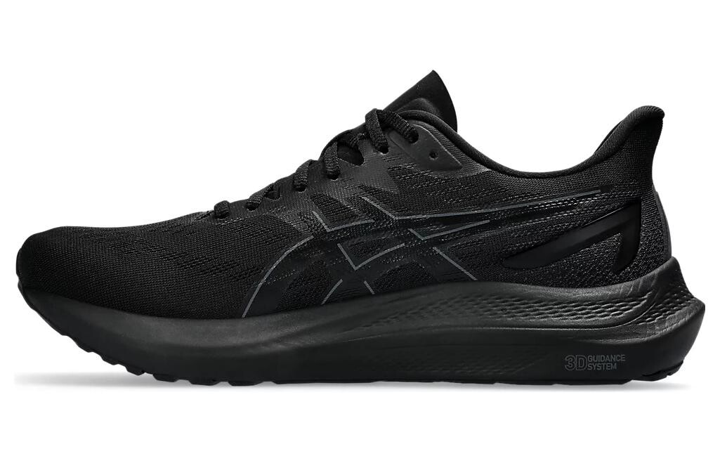 

Кроссовки Asics GT 2000 12 Extra Wide 'Triple Black', черный