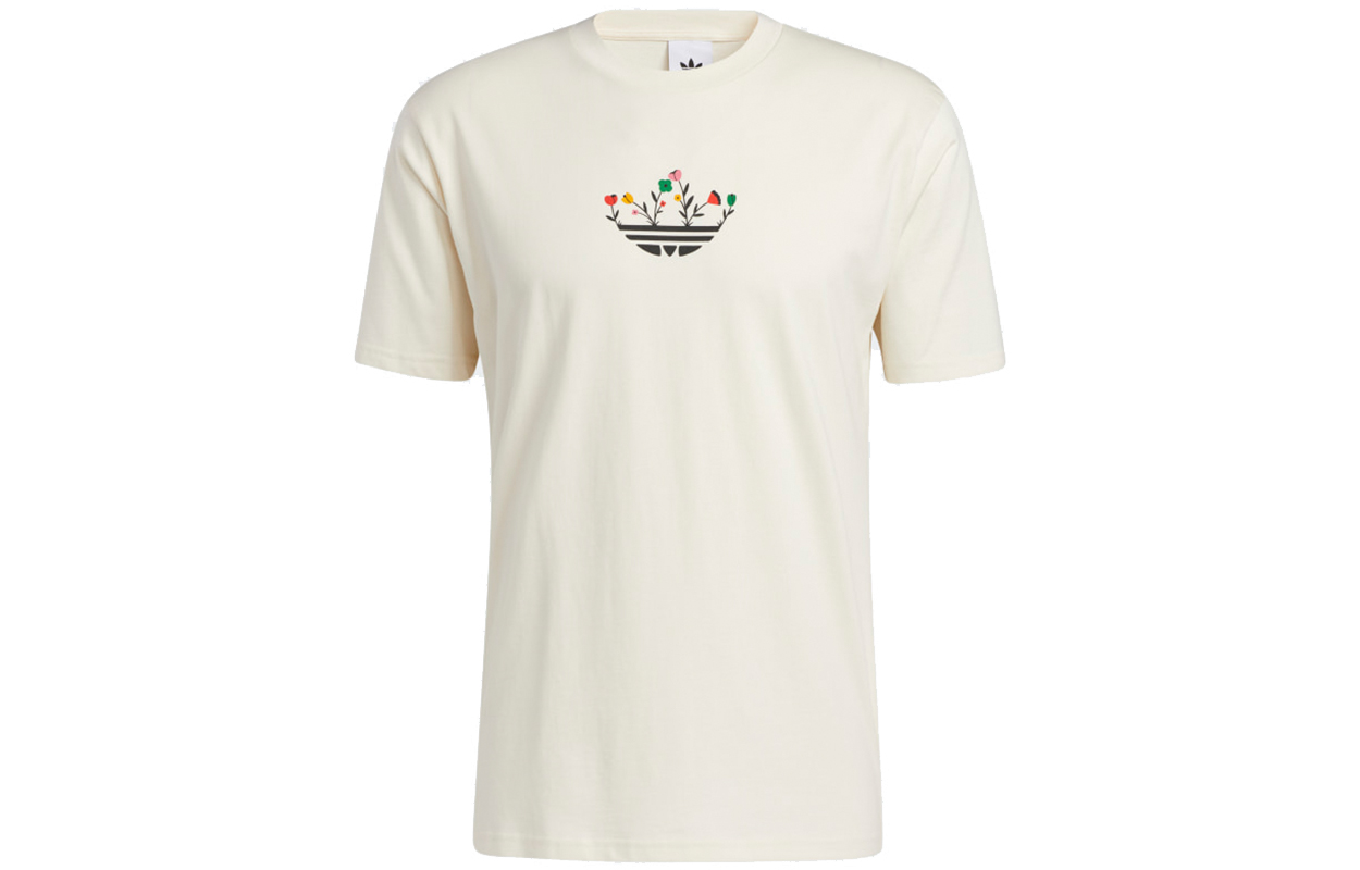 

Футболка с втачными рукавами мужская цвета экрю Adidas Originals