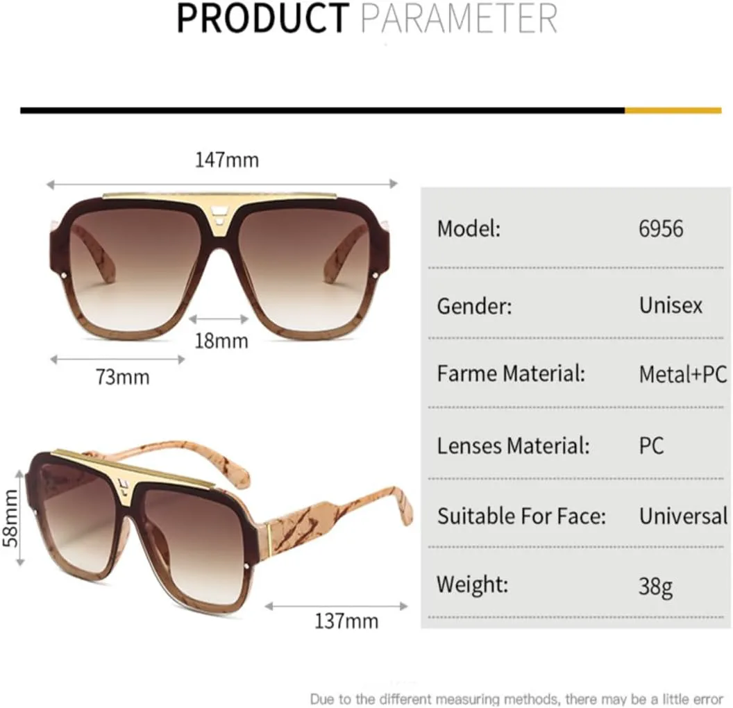 

Винтажные солнцезащитные очки в крупной оправе для женщин и мужчин, роскошные, популярные, для путешествий, с защитой от УФ-излучения UV400 (синий) TVTBBVV, Blue Blue