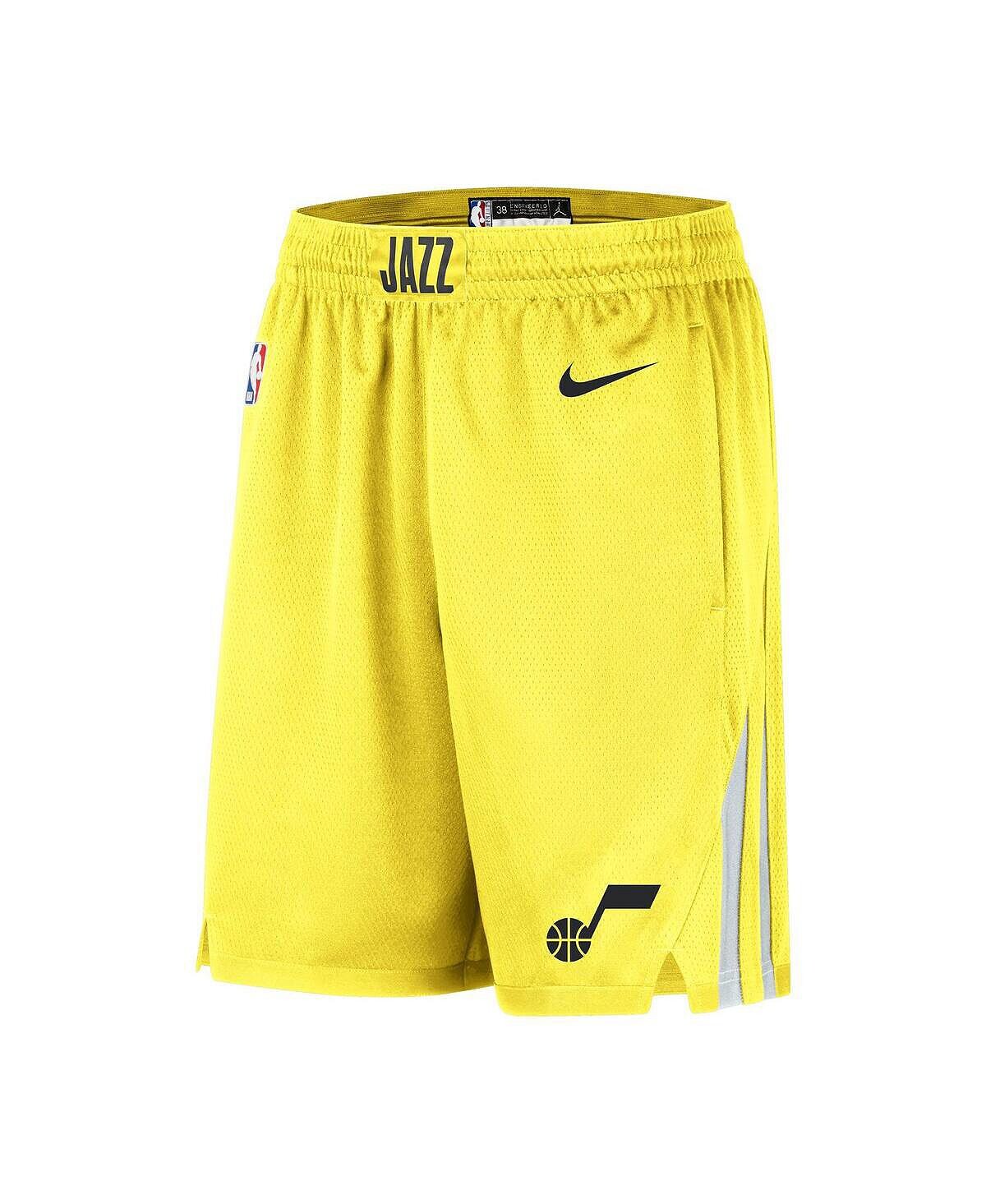 Мужские шорты Swingman Performance Gold Utah Jazz 2020/21 Association Edition Nike — фото 3