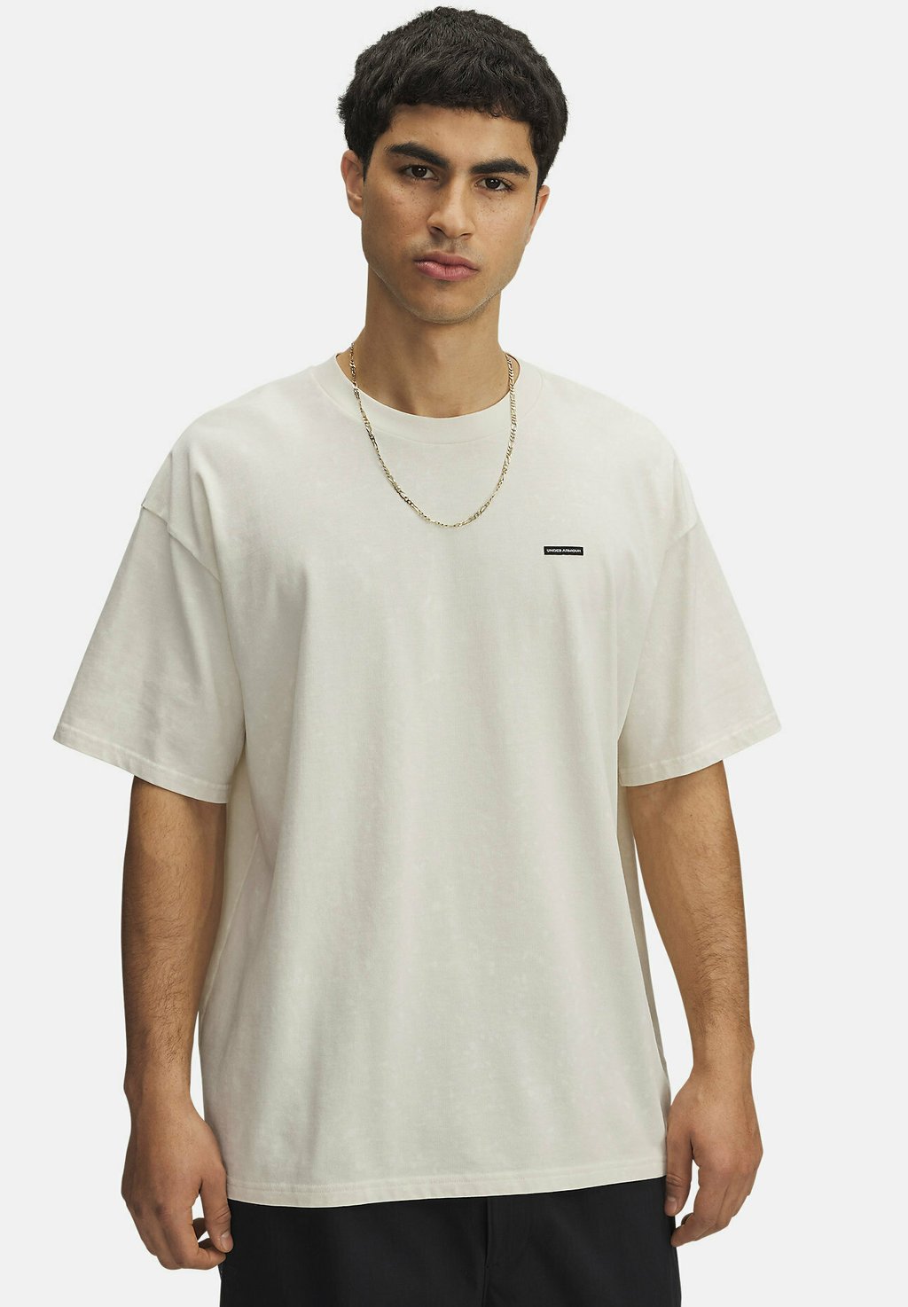 

Базовая футболка HEAVYWEIGHT LOGO WASH Under Armour, цвет Stone