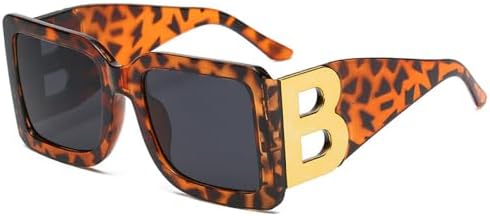 

Классические черные солнцезащитные очки для женщин 2026 года. Модные квадратные солнцезащитные очки в стиле ретро с декоративными линзами и защитой от УФ-излучения UV400 MTZJH, 2