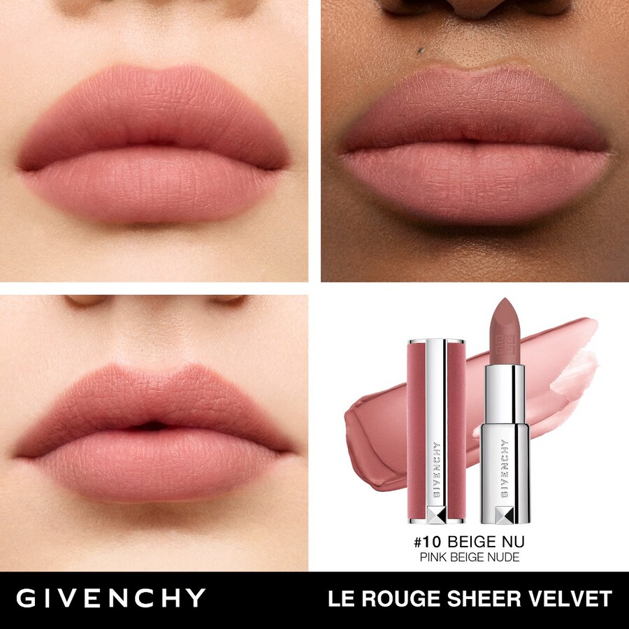 Матовая полупрозрачная помада Le Rouge Givenchy, 0.12 oz/3.4 g, 10 Beige Nu — фото 3