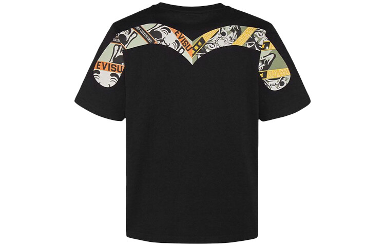 

Футболка мужская черная Evisu, черный