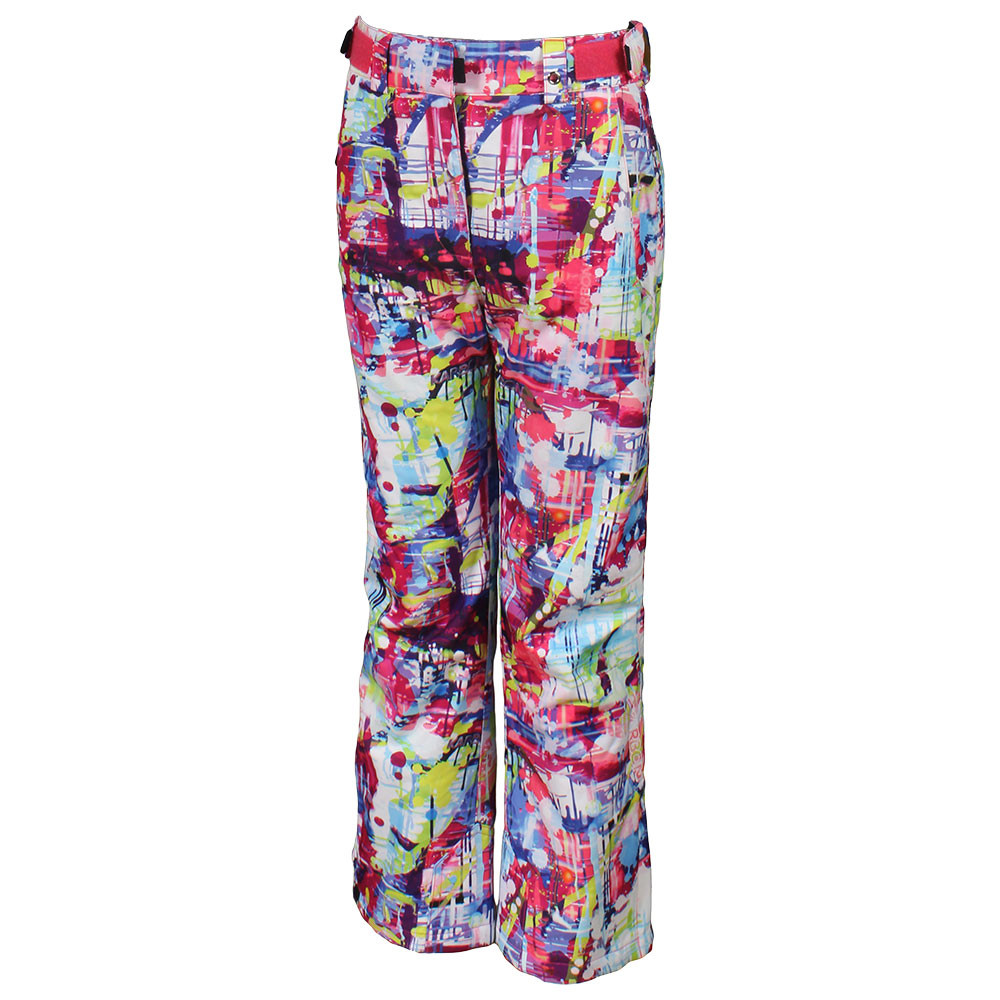 

Утепленные лыжные брюки Karbon Halo Print (для девочек), Multi Color/Arctic White