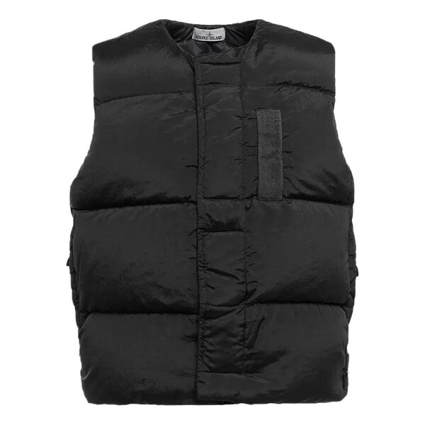 

Жилет down vest 'black' Stone Island, черный