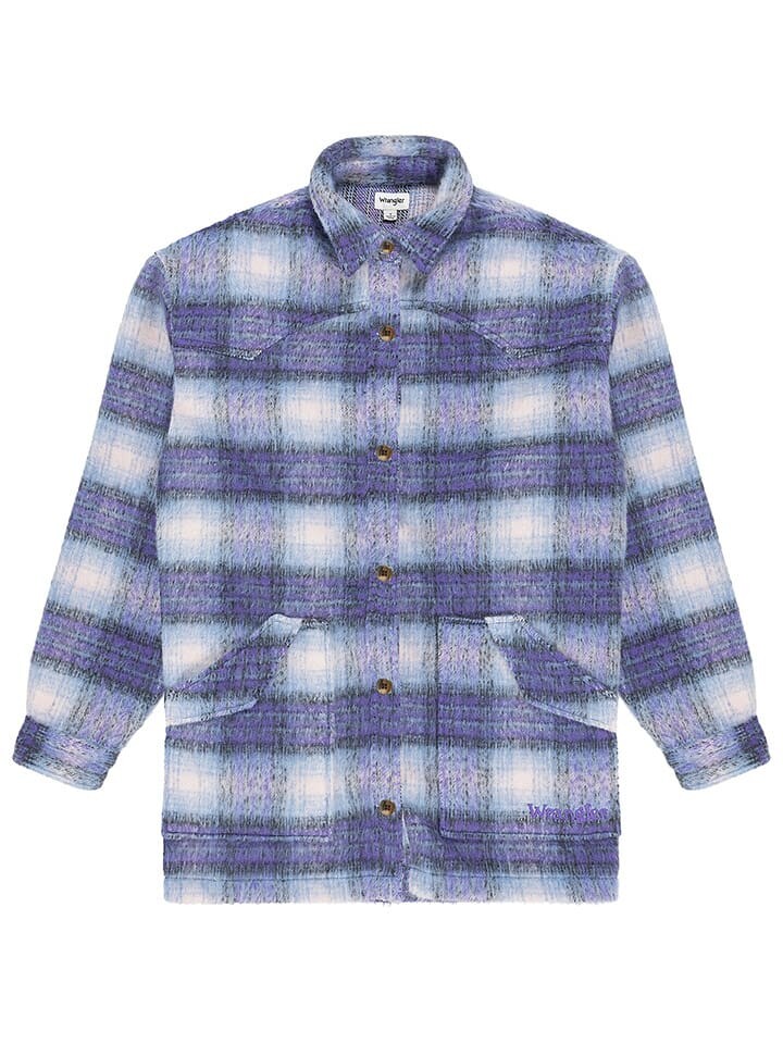 

Куртка Wrangler Hemdjacke, цвет Lila/Hellblau