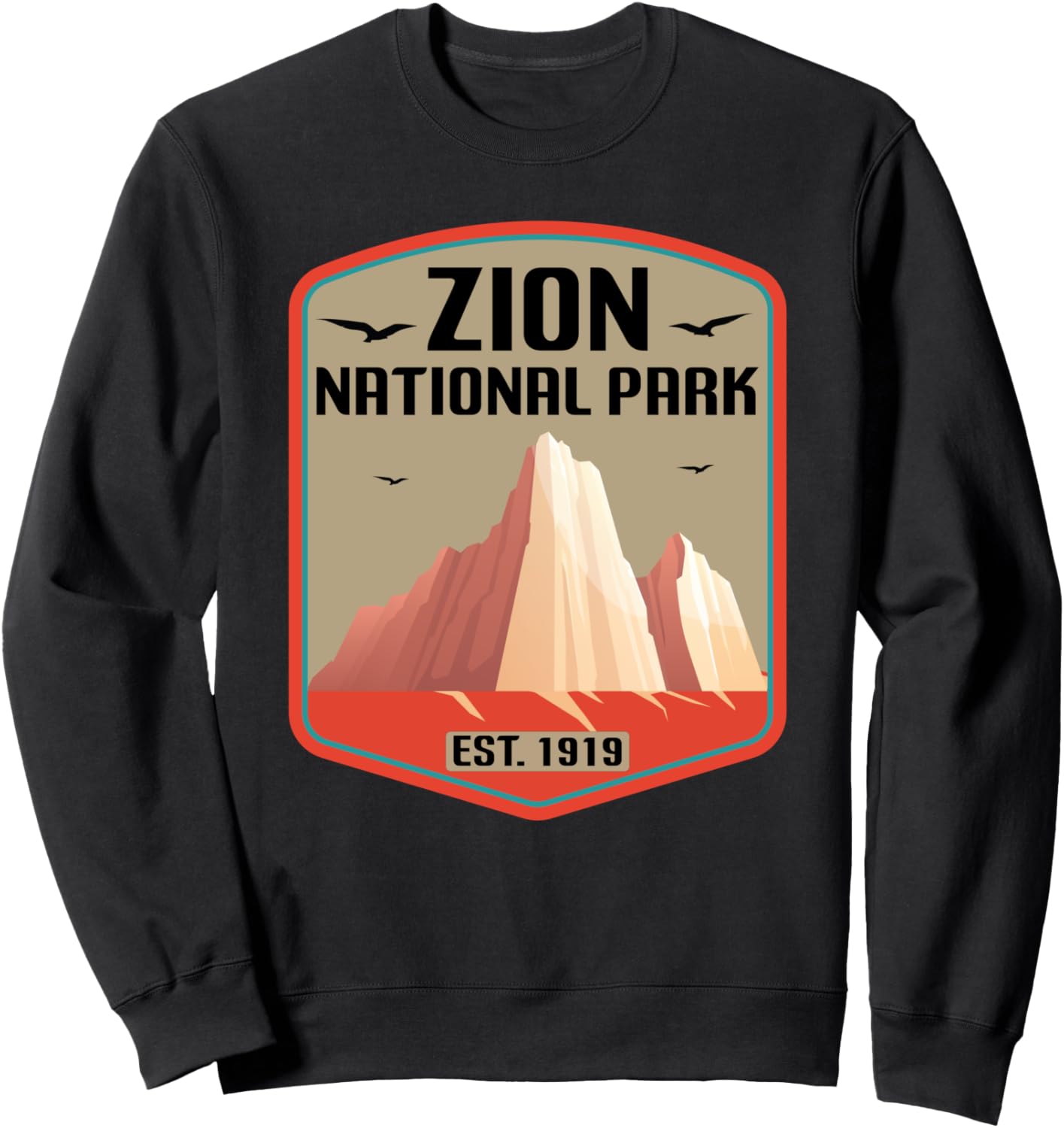 

Толстовка для путешествий в национальный парк Зайон Yavapalo National Park Designs, черный