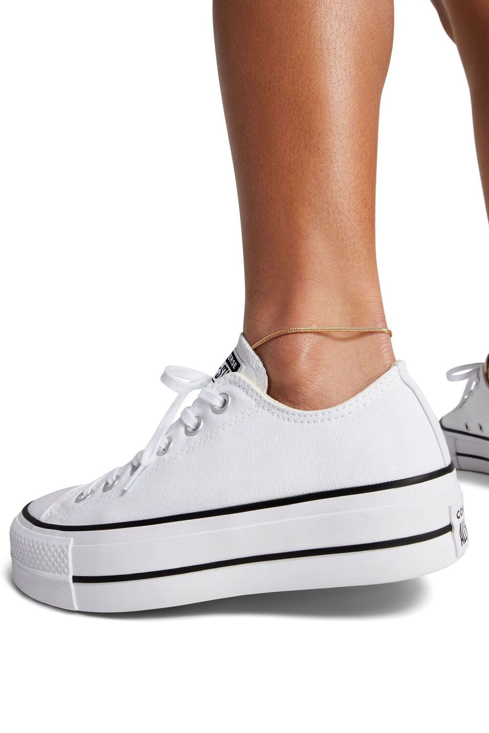 Кроссовки Lift Chuck OX на платформе Converse, белый