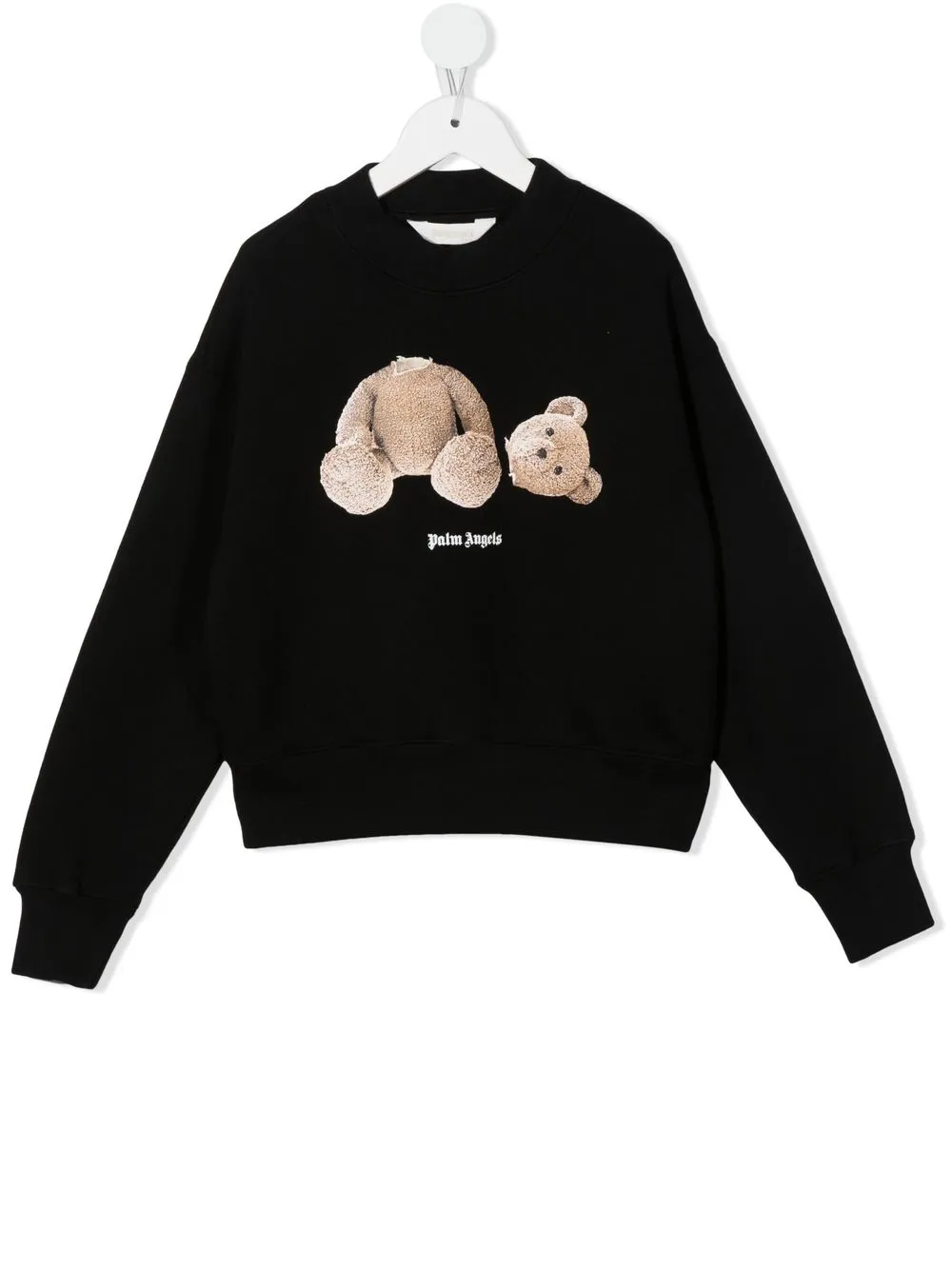 

Толстовка с принтом Teddy Bear Palm Angels Kids, черный