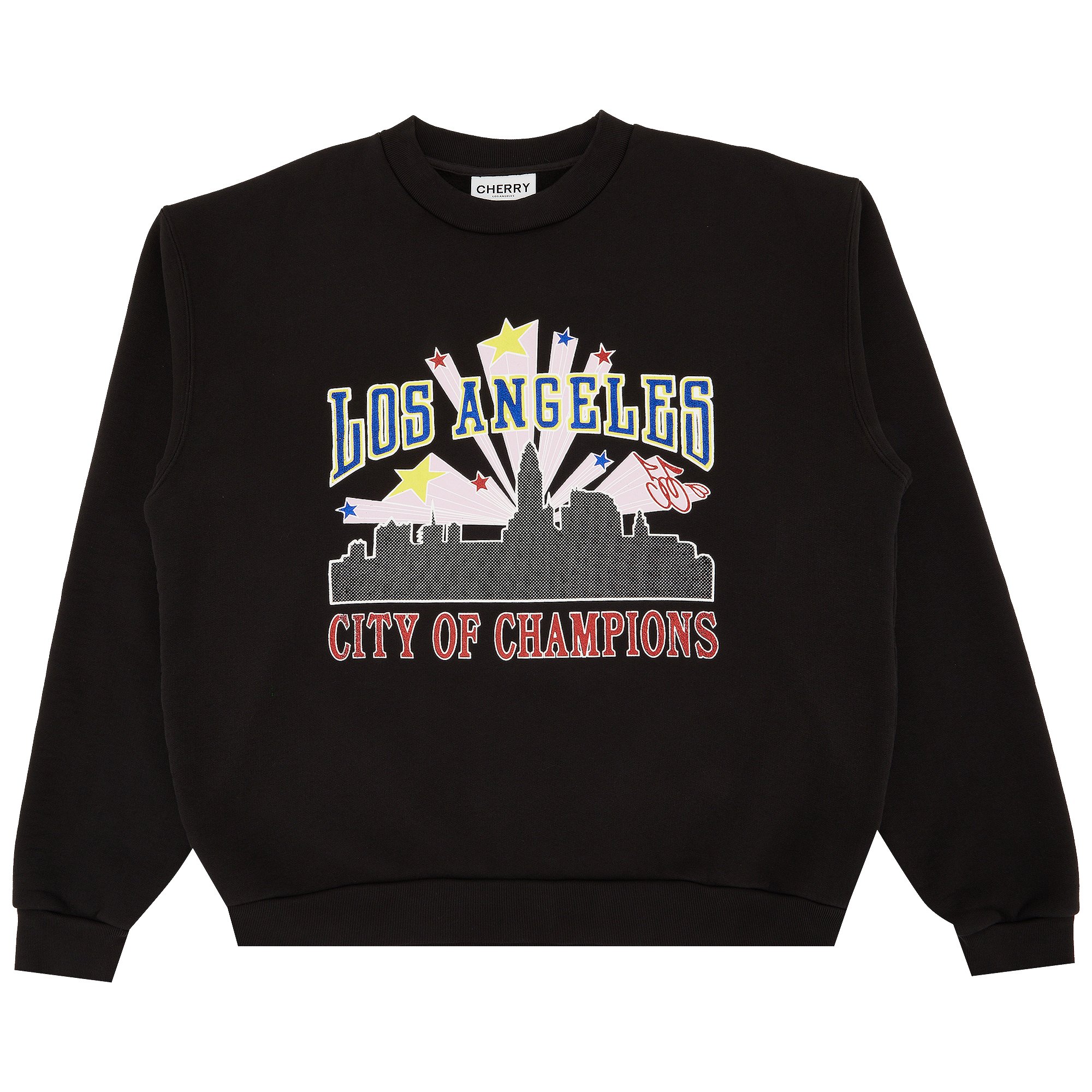 

Черри LA City Of Champions Crewneck Lava Black