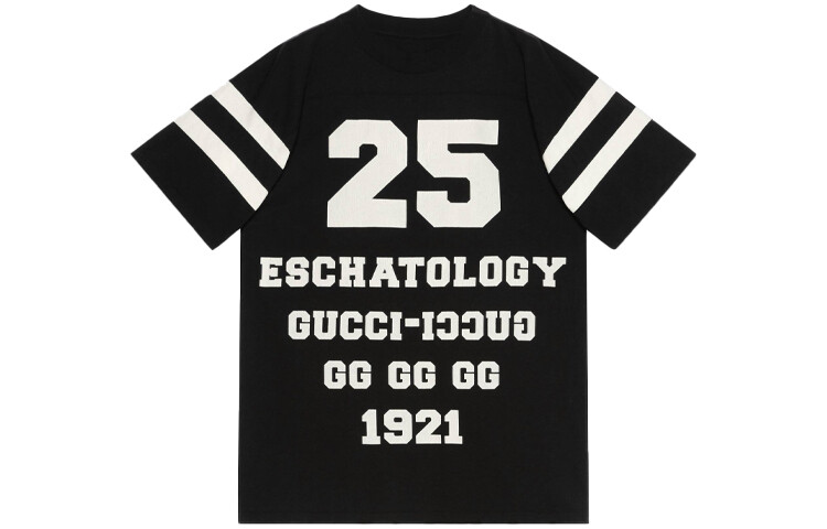 

Футболка женская Gucci 1921, черный / белый