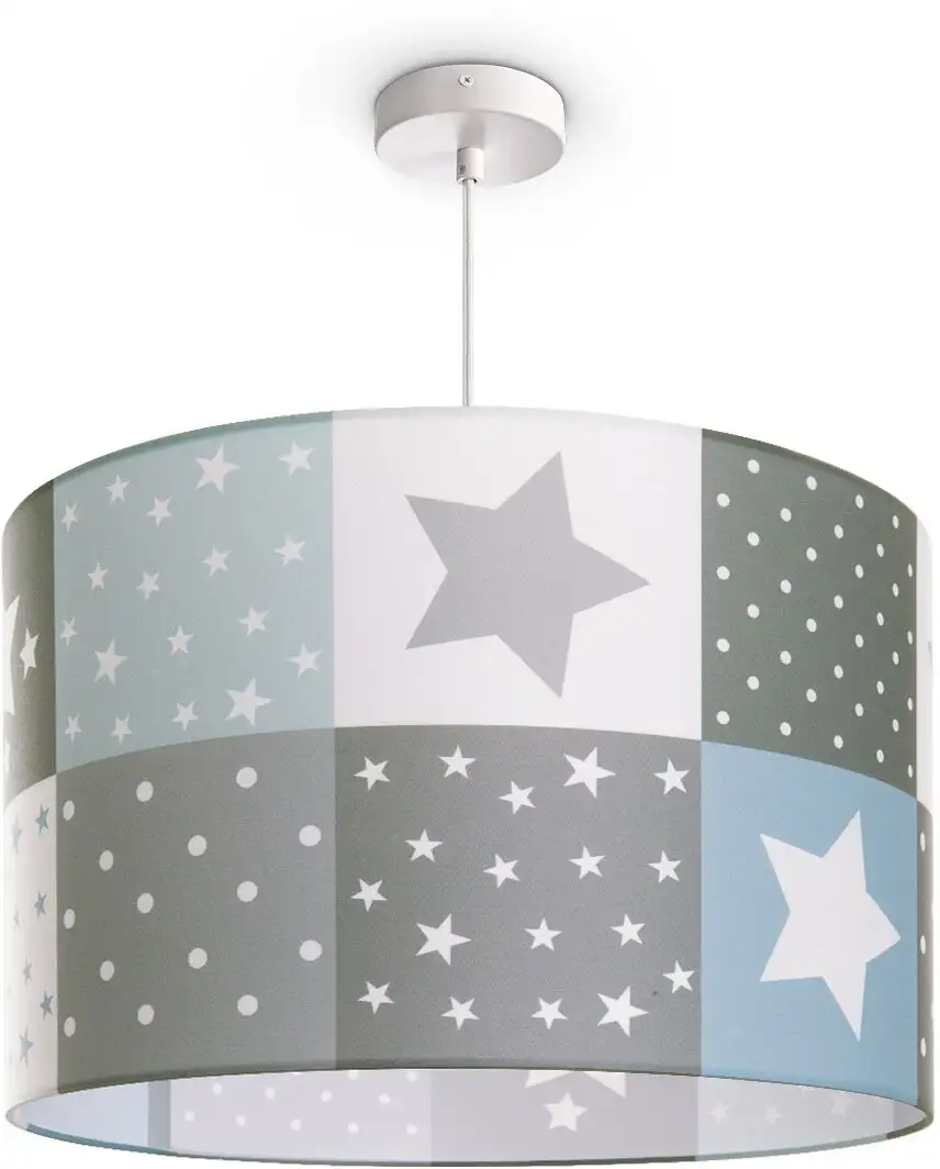 

Подвесной светильник Paco Home Cosmo 345 E27, серый/мультиколор