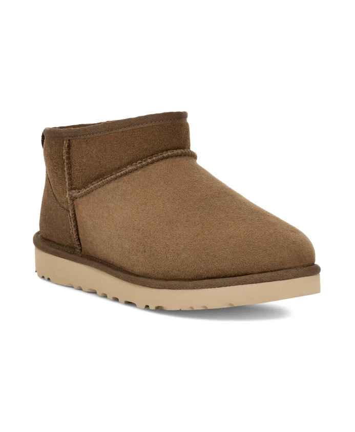 Классические ультрамини-ботинки из гикори Ugg, коричневый — фото 2
