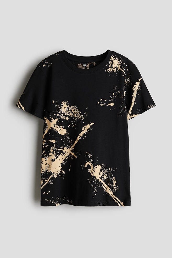 

Футболка хлопковая с принтом H&M, мультиколор