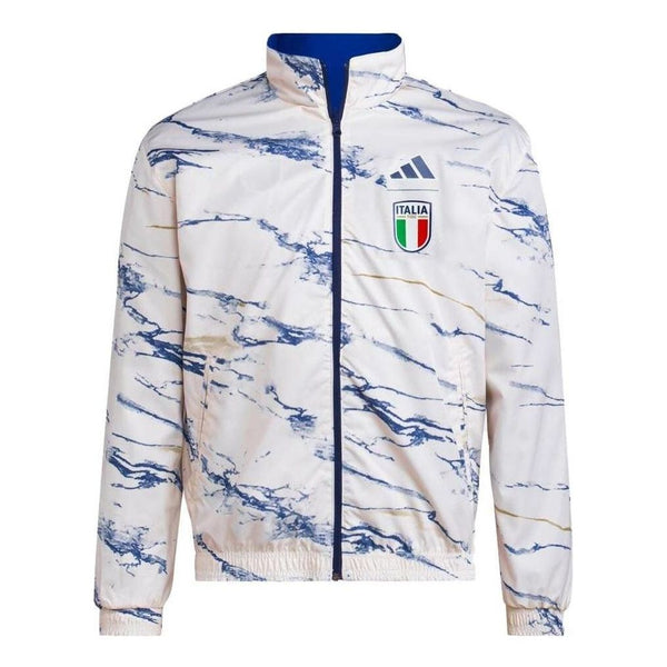 

Куртка adidas Italy Anthem Reversible Jacket 'White Blue', синий