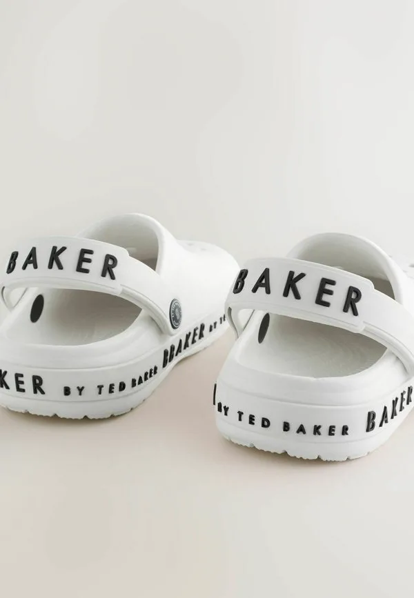 Шлепанцы для бассейна стандартной посадки Baker By Ted Baker, White — фото 4