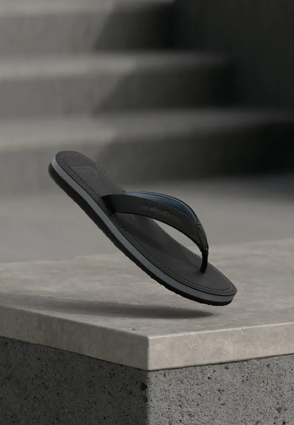 Сандалии molokai с т-образным ремешком Quiksilver, Black 1