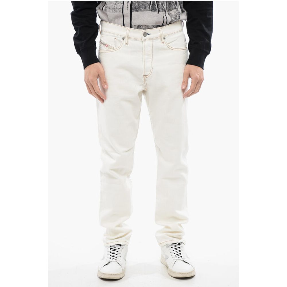 

Белые хлопковые джинсы Деним Diesel, White