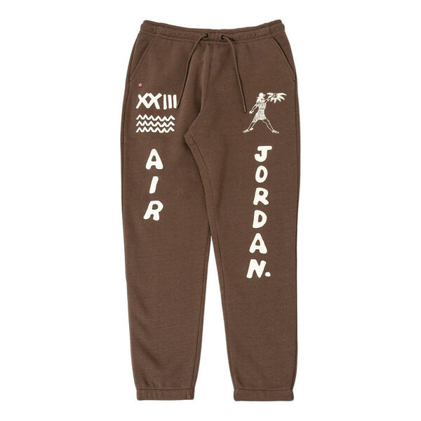

Брюки flight artist series sweatpants 'tan' Air Jordan, бежевый