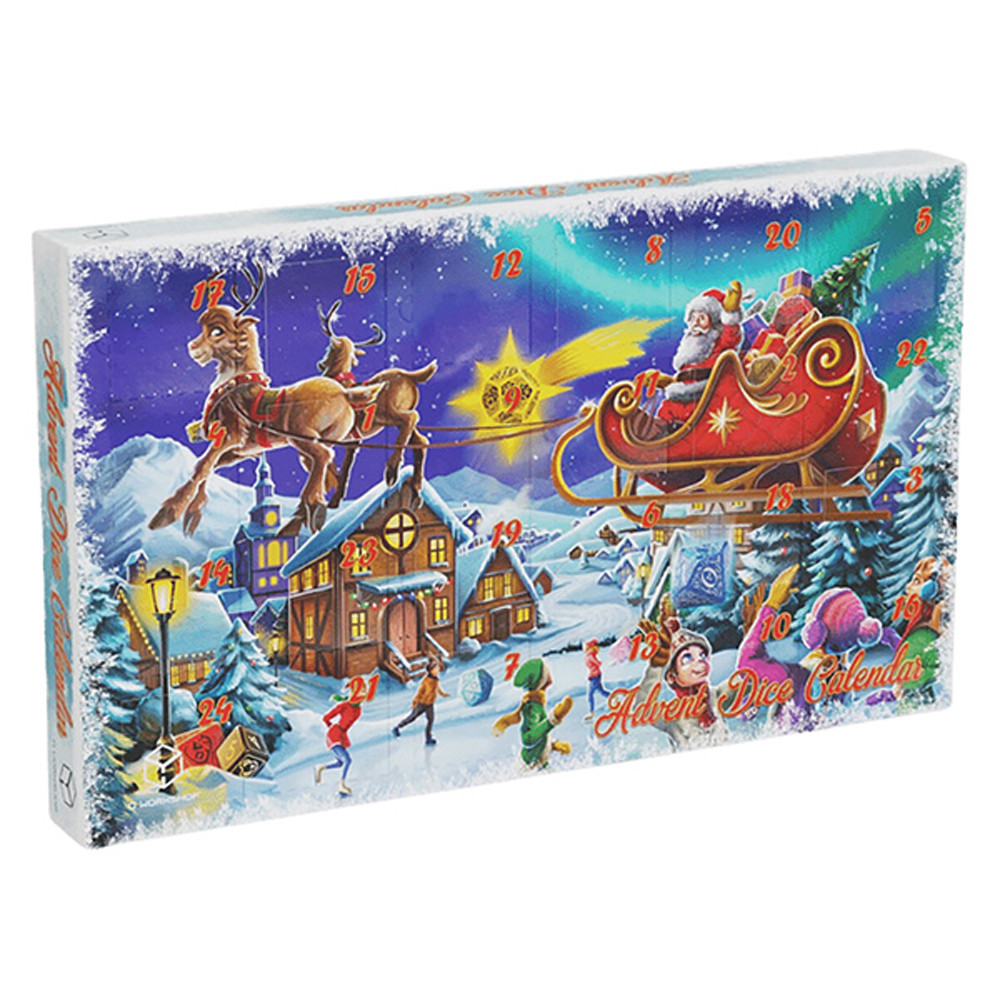 

Аксессуары Q-Workshop Q-Workshop Advent Dice Calendar (Santa in Sleigh)