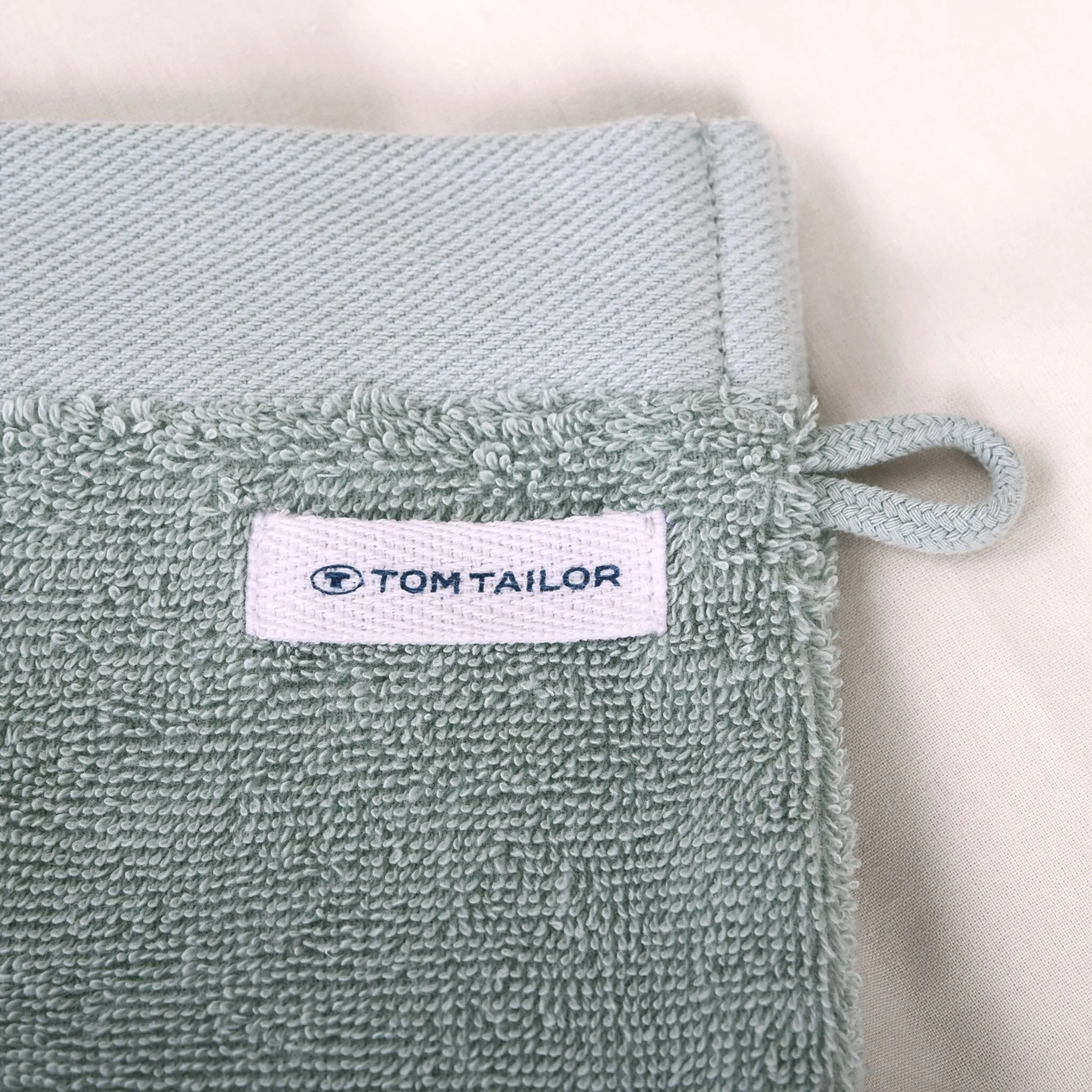 TOM TAILOR HOME Рукавица для мытья «COLOR BATH Рукавица» (6 шт., набор из 6 рукавиц для мытья 16 х 21 см), цвет Fresh Sage — фото 3