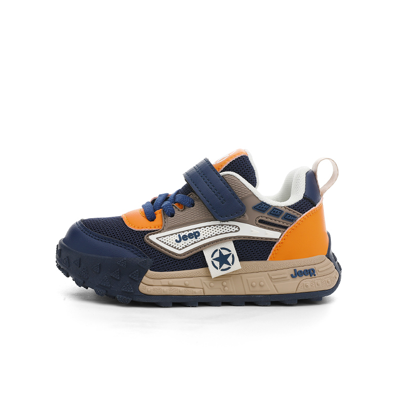 

Беговые кроссовки Casual для детей Kids Jeep, темно-синий оранжевый