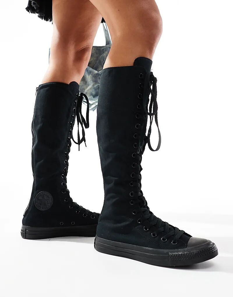 Кроссовки Converse Chuck Taylor All Star Knee XX HI в цвете «тройной черный» — фото 2