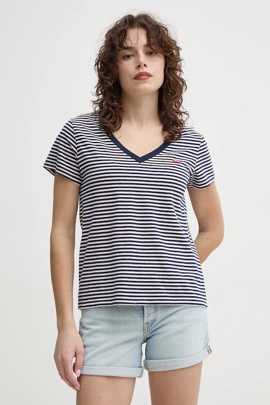 

Хлопковая футболка Levi'S, темно-синий