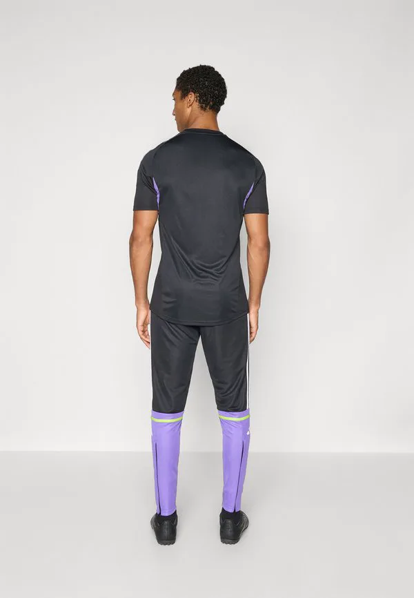 Спортивные брюки squadra стандартного кроя Adidas Performance, Black/Purple Rush — фото 3
