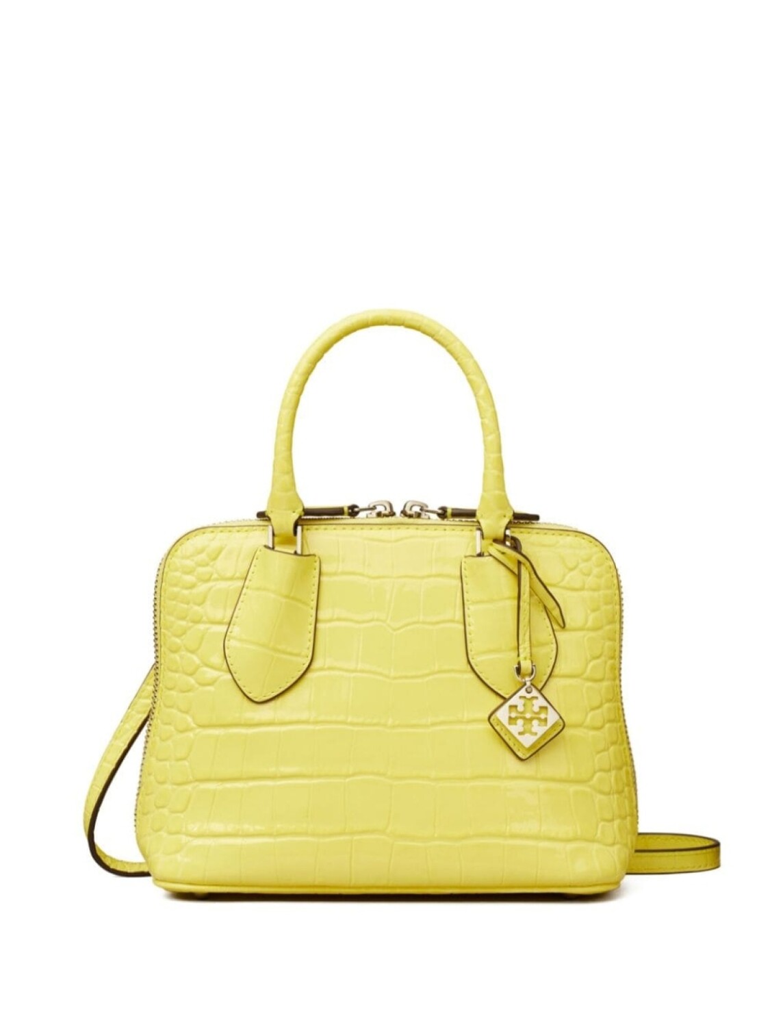 

Tory Burch мини-сумка Swing с верхней ручкой, желтый